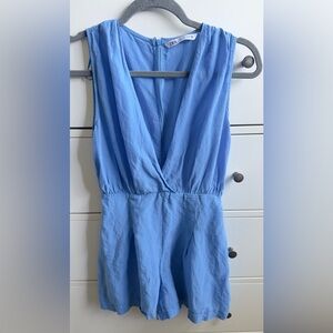 Zara Blue Jumpsuit Casual Comfort